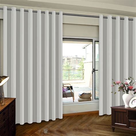 Extra Wide Patio Door Curtain for Sliding Glass Door Grommet Top ...