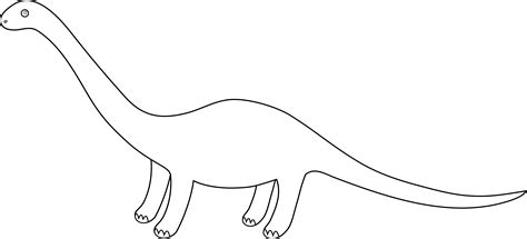 Free Dinosaur Outline, Download Free Dinosaur Outline png images, Free ...