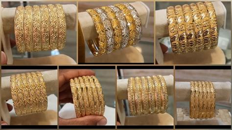 Gold Bangles Designs 2022 | Gold Bangles | Gold Kangan Designs 2022 ...