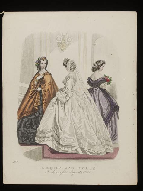 Fashions for August 1861 | Unknown | V&A Explore The Collections