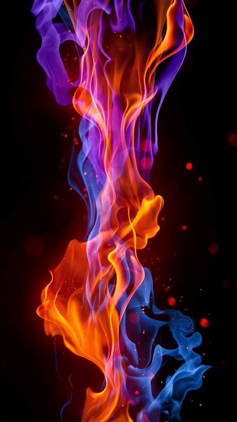 Animated Blue Fire Gif