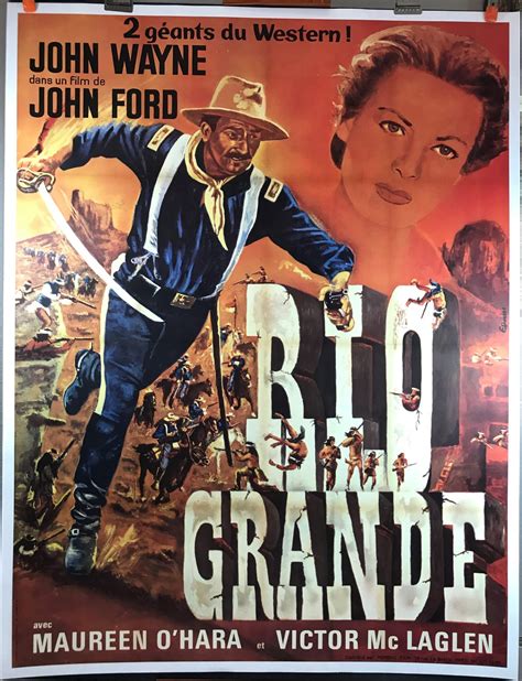 RIO GRANDE, John Wayne and Maureen O' Hara, Original Vintage Western ...