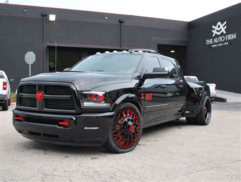 Black Dodge Ram 3500 Dually Lifted | Images and Photos finder