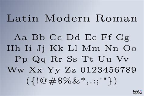 Latin Modern Roman Font | GUST e-foundry | FontSpace