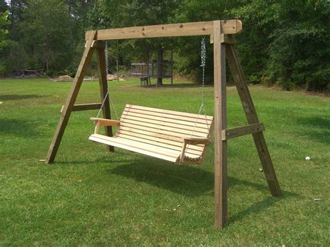 how to build swing stand (With images) | Porch swing frame, Porch swing ...