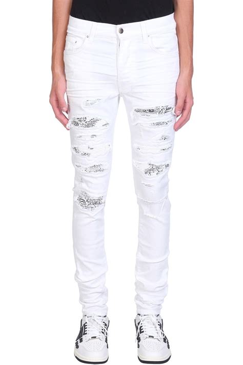 Amiri Jeans In Denim - Men in White for Men | Lyst