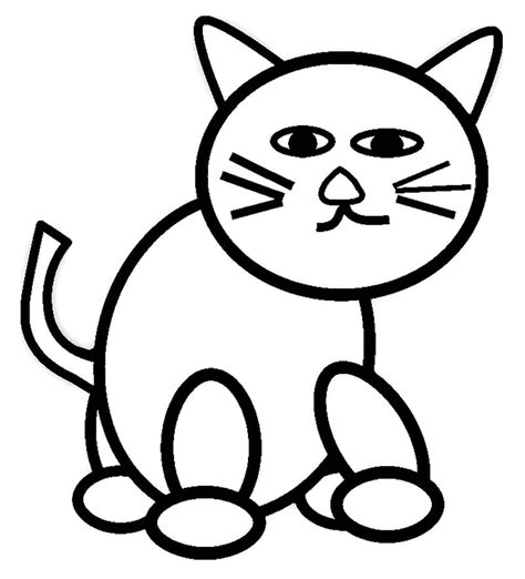 Cat Sitting In Grass Printable Coloring Page For Kids – SupplyMe ...