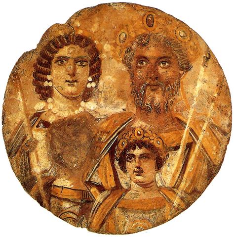 Imagenes de Egipto: Tondo with images of Septimius Severus and his family.