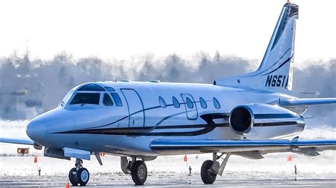 My Corporate Jet Rockwell Sabreliner 65 (SBR1) landing in Montreal (YUL ...