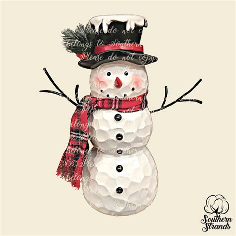 Snowman with Scarf