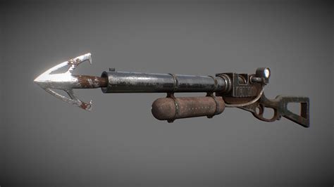 Harpoon Gun - 3D model by Michał Rudowski (@elyandel) [dcc0bb4] - Sketchfab