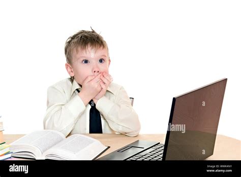 surprised a boy Stock Photo - Alamy