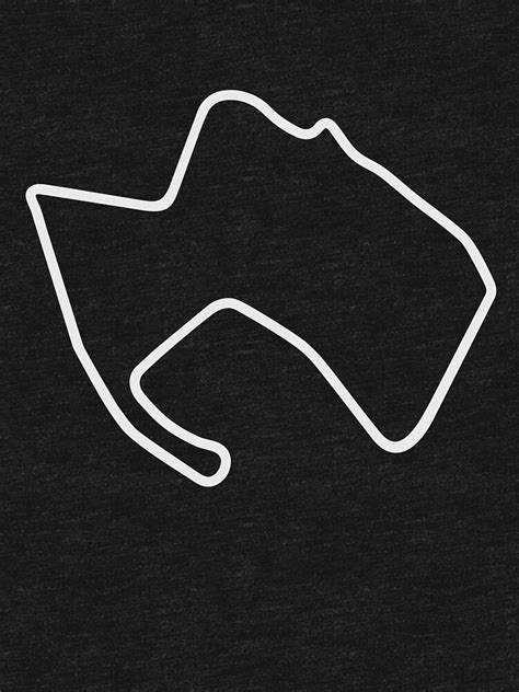 "Laguna Seca Raceway [outline]" T-shirt by sednoid | Redbubble