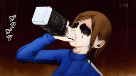 Drinking Anime GIF - Drinking Anime Girl - Discover & Share GIFs