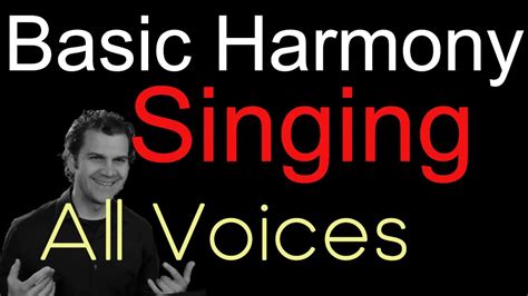 Basic Harmony Singing Practice - YouTube