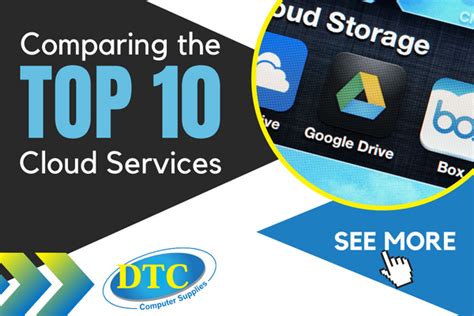 THE TOP 10 CLOUD STORAGE SERVICES AVAILABLE ONLINE - DTC Computer Supplies