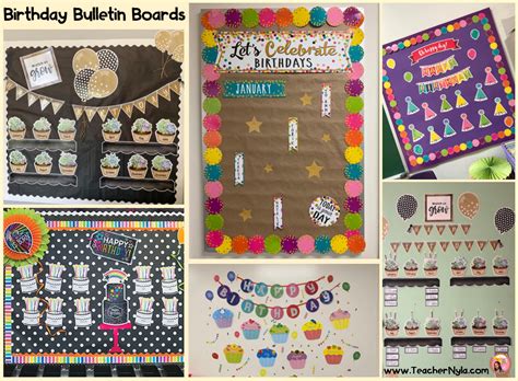 13 Fun Birthday Bulletin Board Ideas | Nyla's Crafty Teaching