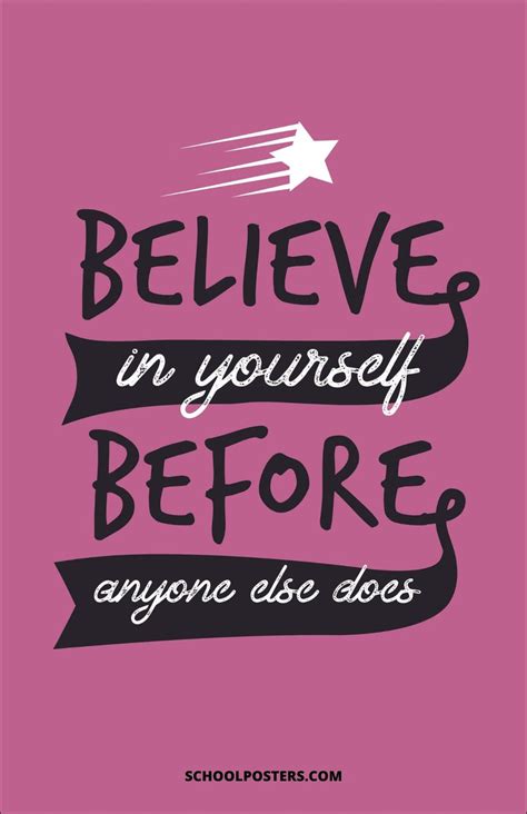 Believe In Yourself Poster – SchoolPosters.com LLC