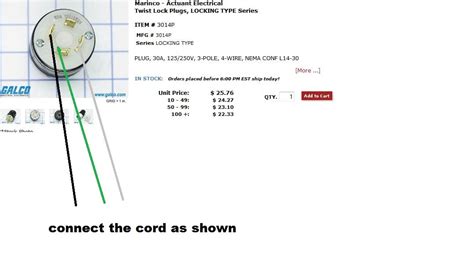 30 Amp Rv Twist Lock Plug Wiring Diagram - Gohomemade