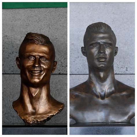 Mo Salah statue: Is 'truly awful' bust even worse than Cristiano Ronaldo's?