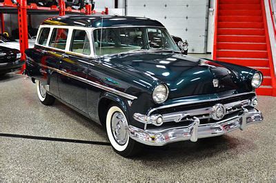 1954 FORD CUSTOMLINE COUNTRY STATION WAGON RARE V8 THIRD ROW SEAT ...