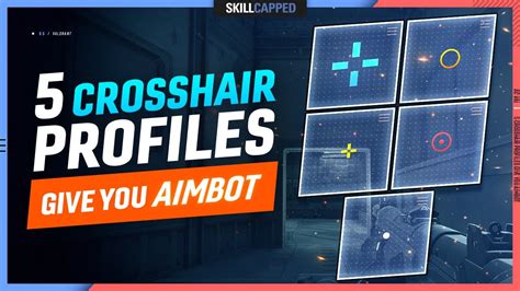 5 Crosshair Profiles YOU NEED for GODLIKE AIM - Valorant Settings Guide ...