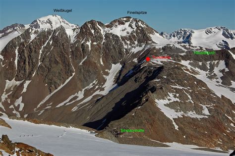 Otzi the Iceman discovery site location map