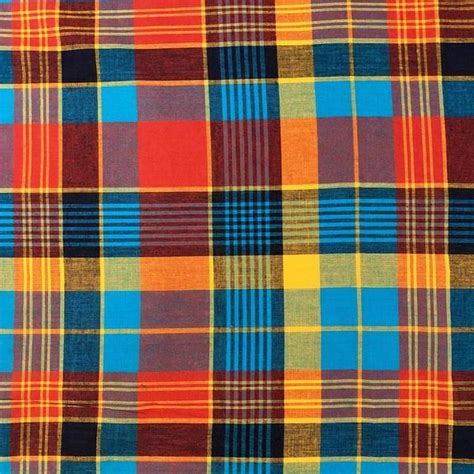 Madras Plaid Fabric (Style 49)