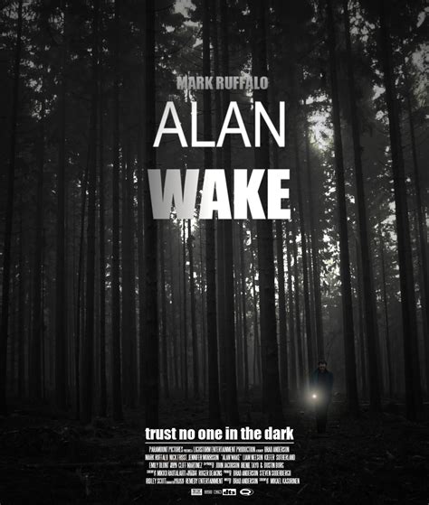 Alan Wake Movie Poster by rudolph222 on DeviantArt