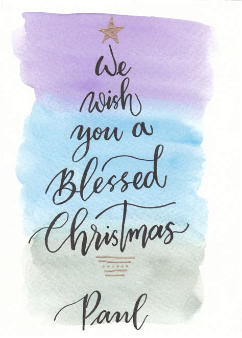 We Wish You a Blessed Christmas – Agape Design