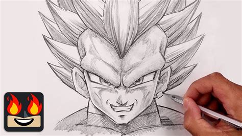 How To Draw Vegeta Ultra Ego | Dragon Ball - YouTube