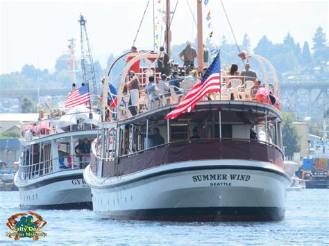 Hiram M. Chittenden Locks, Ballard Locks Boat Parade, Tug Boats, Wooden ...