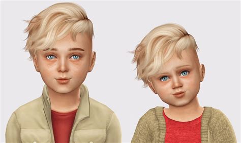 The sims 4 custom content child hair alpha - jescreative