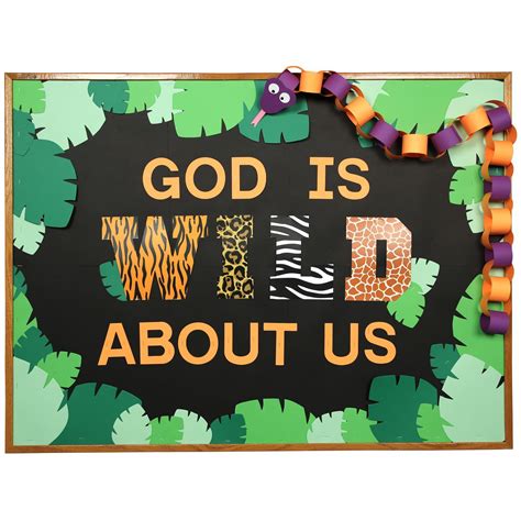 Create this WILD bulletin board for your jungle themed VBS program ...