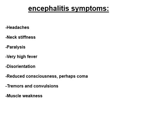 encephalitis symptoms – the truth about it | 1symptoms