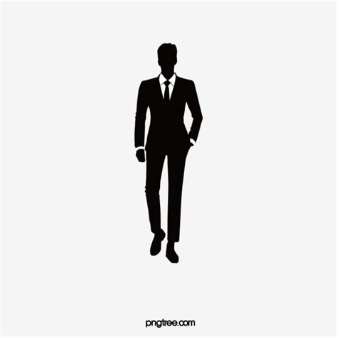 Male Model Silhouette Transparent Background, Male Models, Man ...