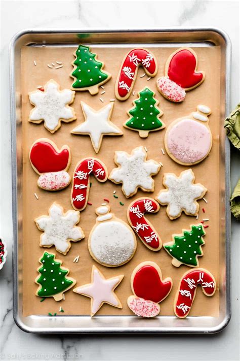 Christmas Sugar Cookies Recipe with Easy Icing - Sally's Baking Addiction