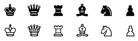 chess set symbols