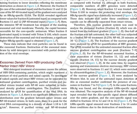 (See previous page). Isolation and characterization of exosomes ...