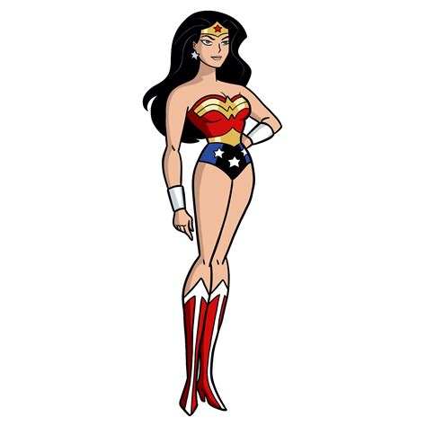 How to draw Wonder Woman cartoon style - SketchOk