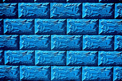 Blue Bricks Free Stock Photo - Public Domain Pictures