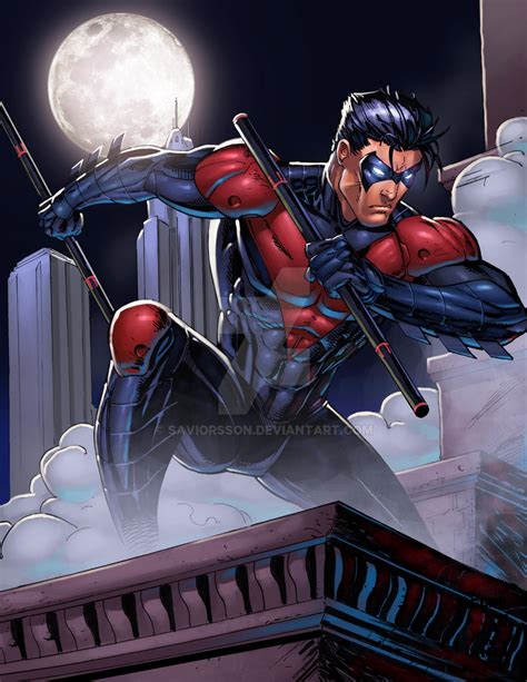 NightWing Red Colors by SaviorsSon on DeviantArt