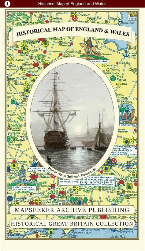 Historical Map Of England And Wales - Mapseeker Digital