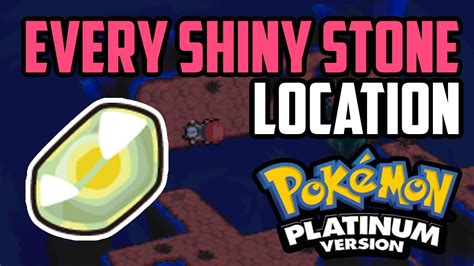 Where to Find Shiny Stone - Pokemon Platinum (All Methods) - YouTube