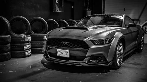 Ford Mustang Monochrome 4k monochrome wallpapers, hd-wallpapers, ford ...