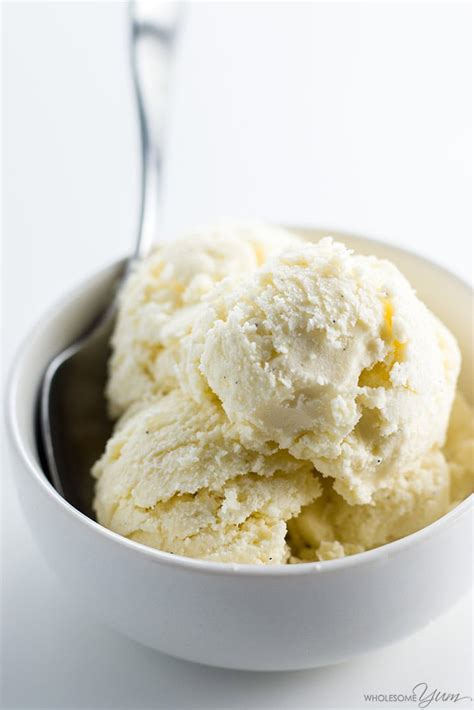 The Best Low Carb Keto Ice Cream Recipe (4 Ingredients) | Wholesome Yum