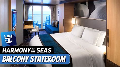 Harmony of the Seas | Ocean View Stateroom with Balcony Tour & Review ...