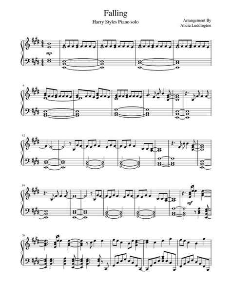 Pin by anabelle 🦋 on Piano sheet music | Piano, Harry styles, Piano ...