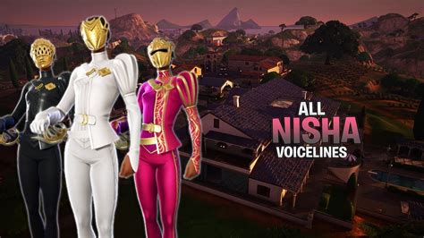 All Nisha Boss Voiceclines in Fortnite Chapter 5 - Fortnite Bosses ...