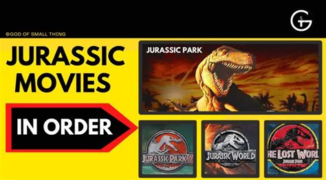 Jurassic Park Movies in Order: Chronologically Ordered Jurassic Park ...